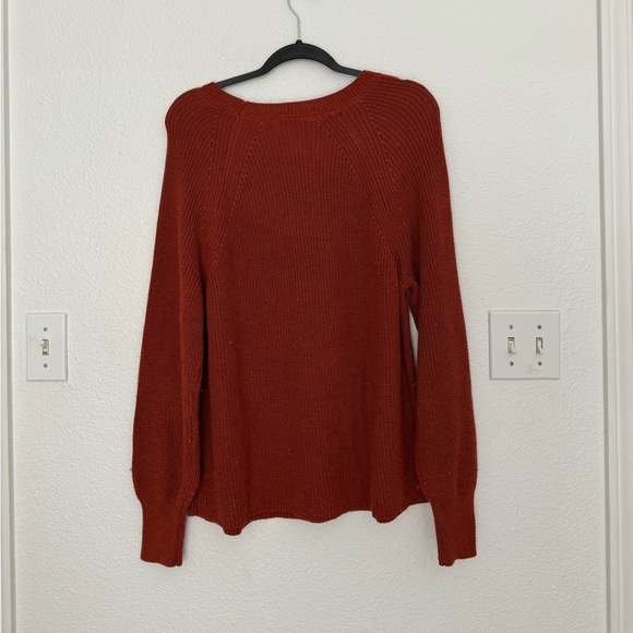 Jessica Simpson Rust knit sweater - Picture 6 of 8